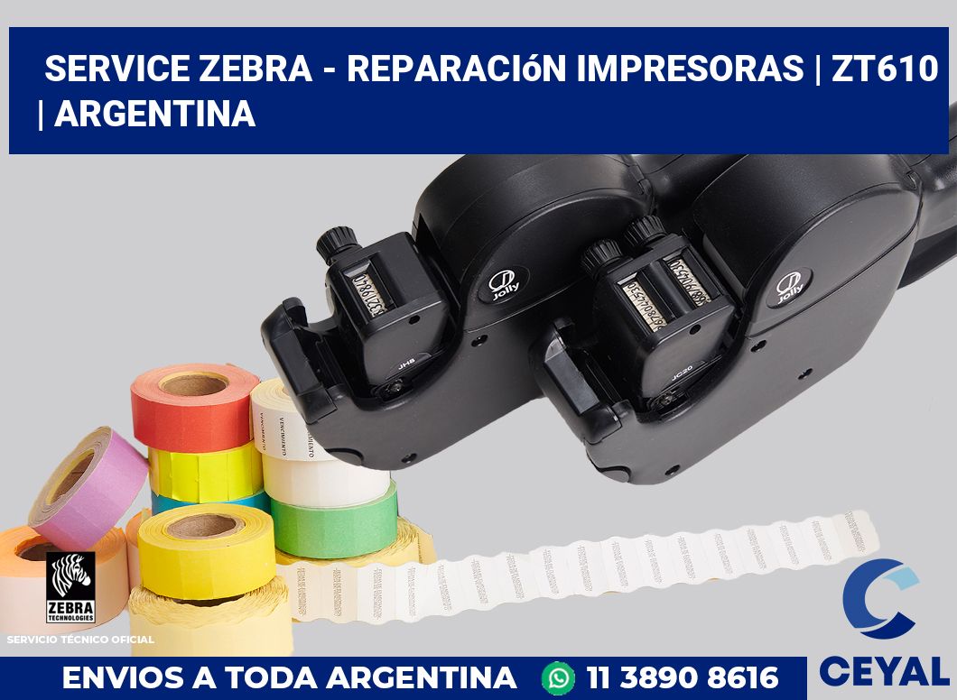 Service Zebra - Reparación impresoras | ZT610 | Argentina