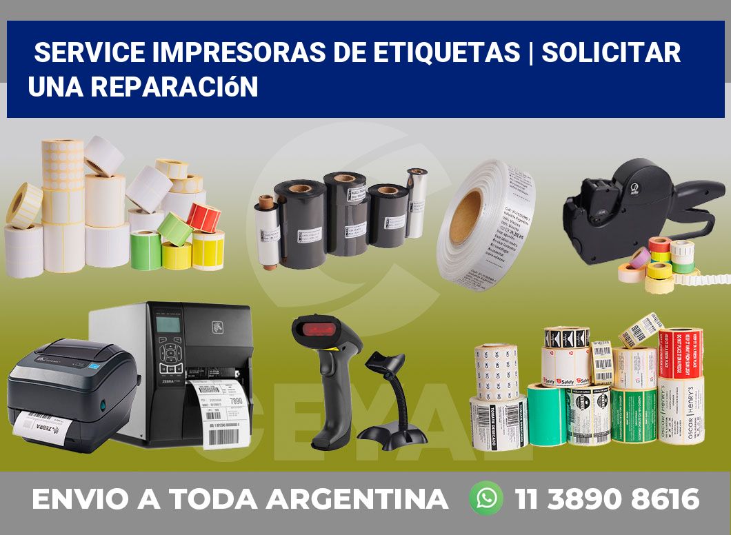 Service impresoras de etiquetas | Solicitar una reparación