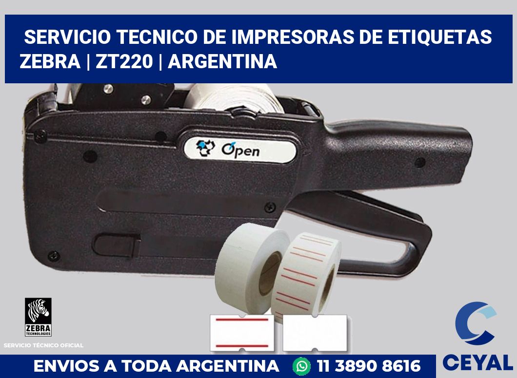 Servicio Tecnico De Impresoras De Etiquetas Zebra | ZT220 | Argentina