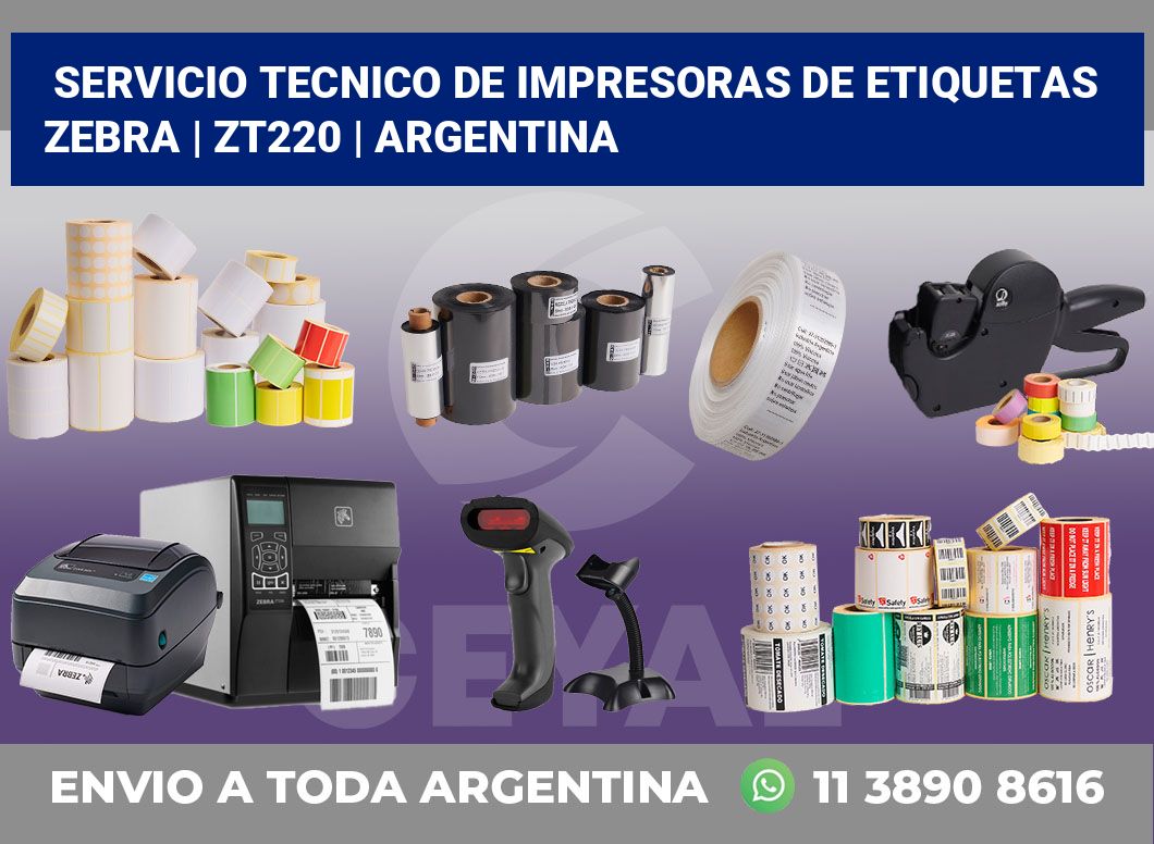 Servicio Tecnico De Impresoras De Etiquetas Zebra | ZT220 | Argentina