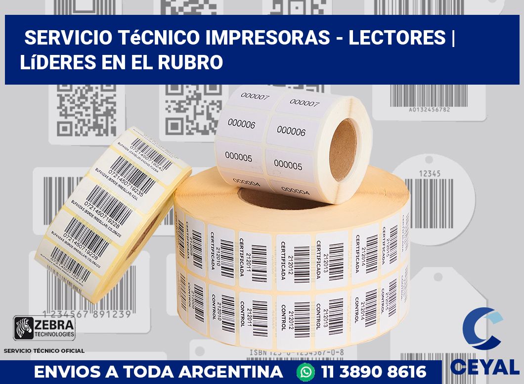 Servicio técnico impresoras - lectores | Líderes en el rubro