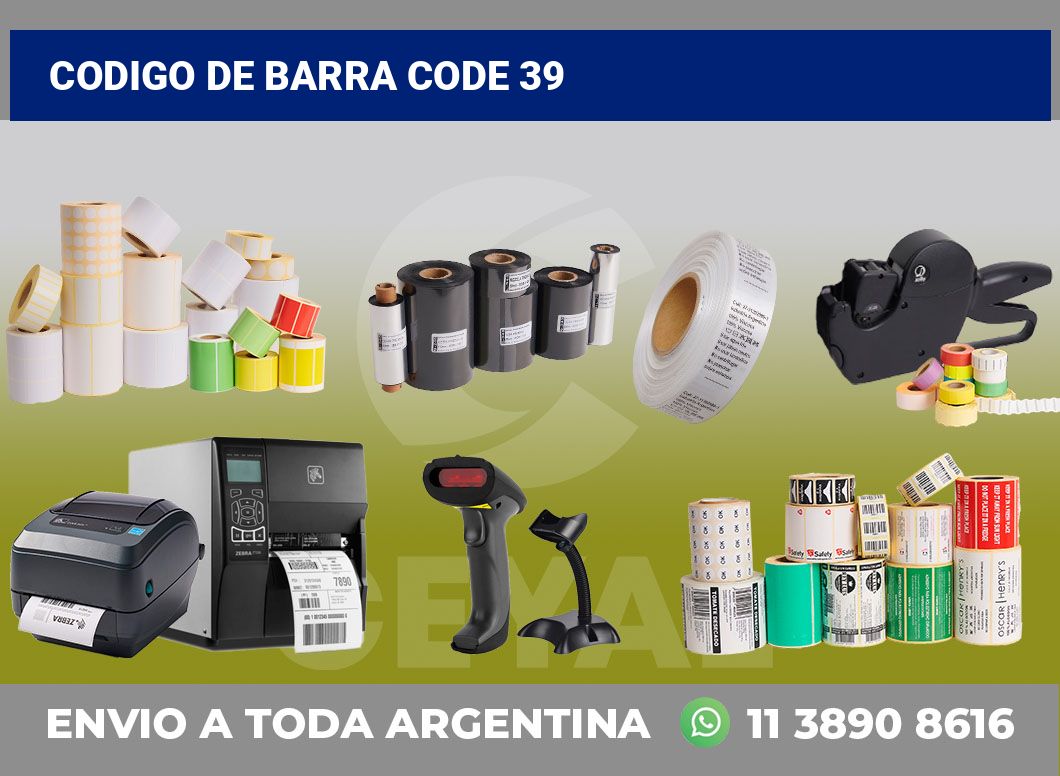 codigo de barra code 39