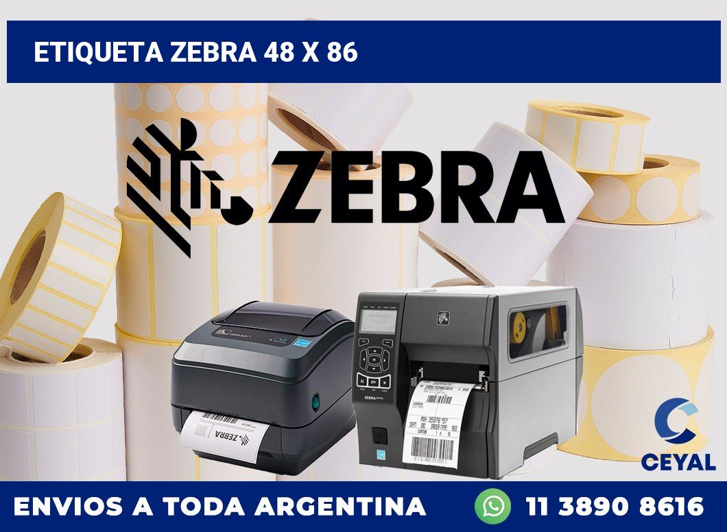 etiqueta zebra 48 x 86