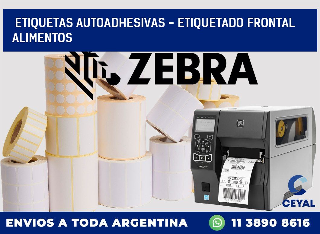 etiquetas autoadhesivas – etiquetado frontal alimentos