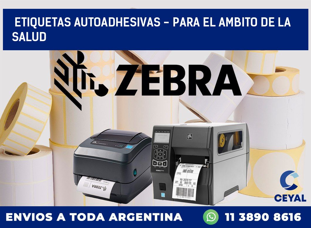 etiquetas autoadhesivas - para el ambito de la salud