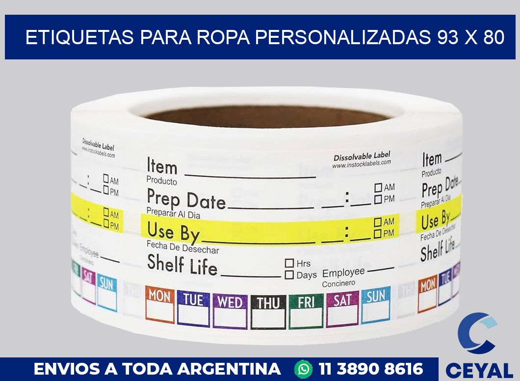 etiquetas para ropa personalizadas 93 x 80