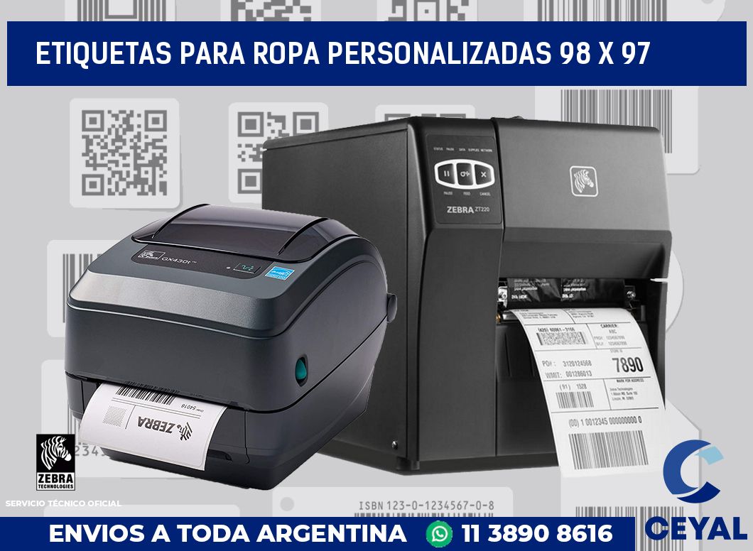 etiquetas para ropa personalizadas 98 x 97