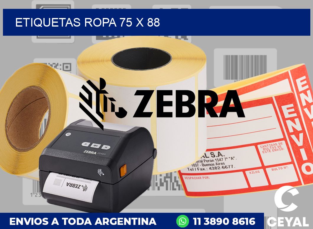 etiquetas ropa 75 x 88