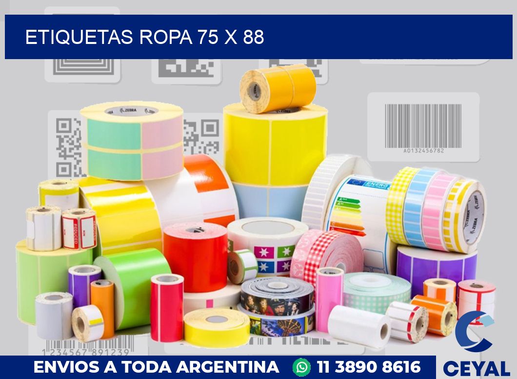 etiquetas ropa 75 x 88