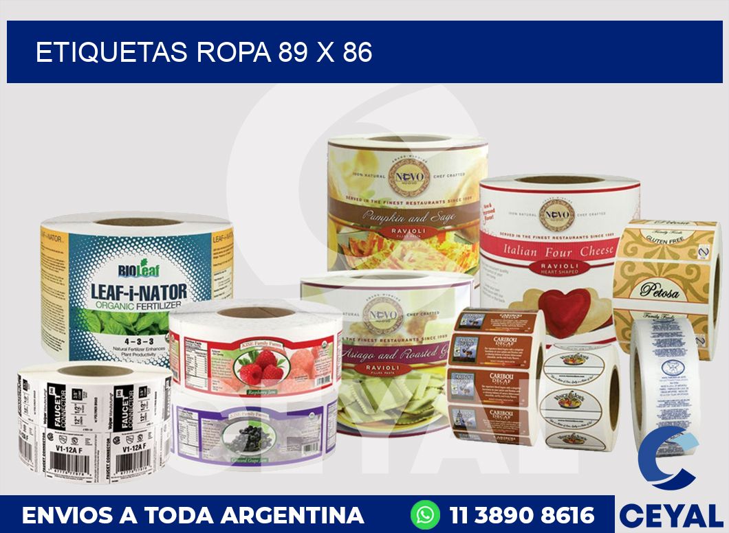 etiquetas ropa 89 x 86