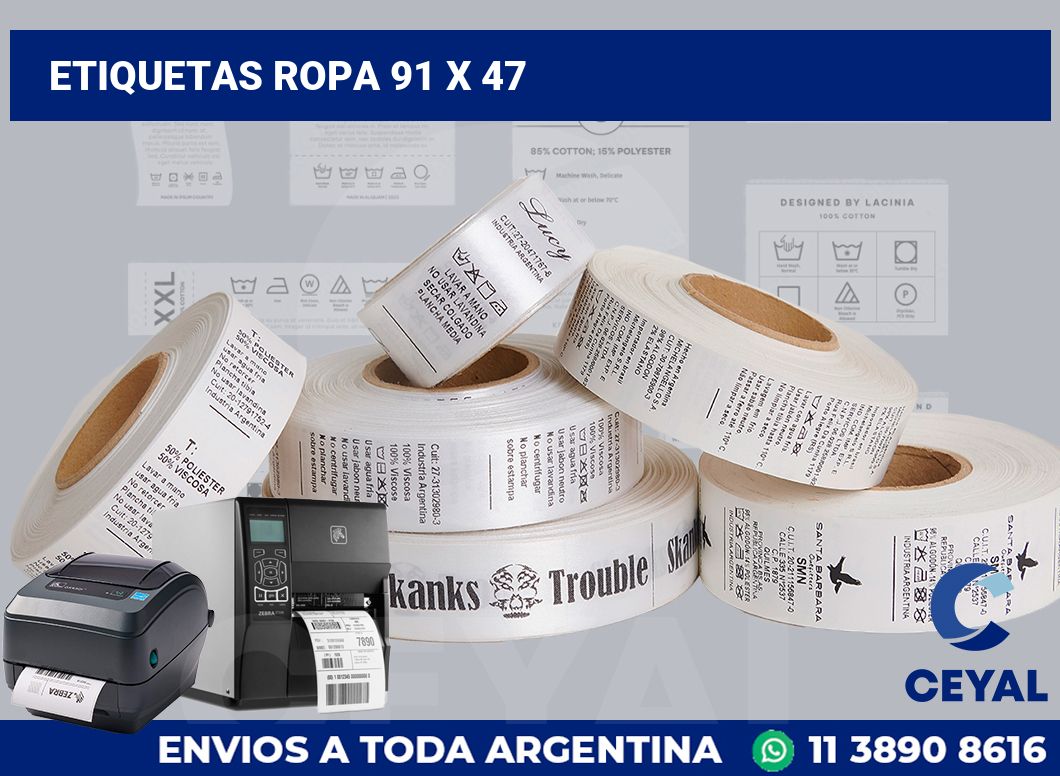 etiquetas ropa 91 x 47