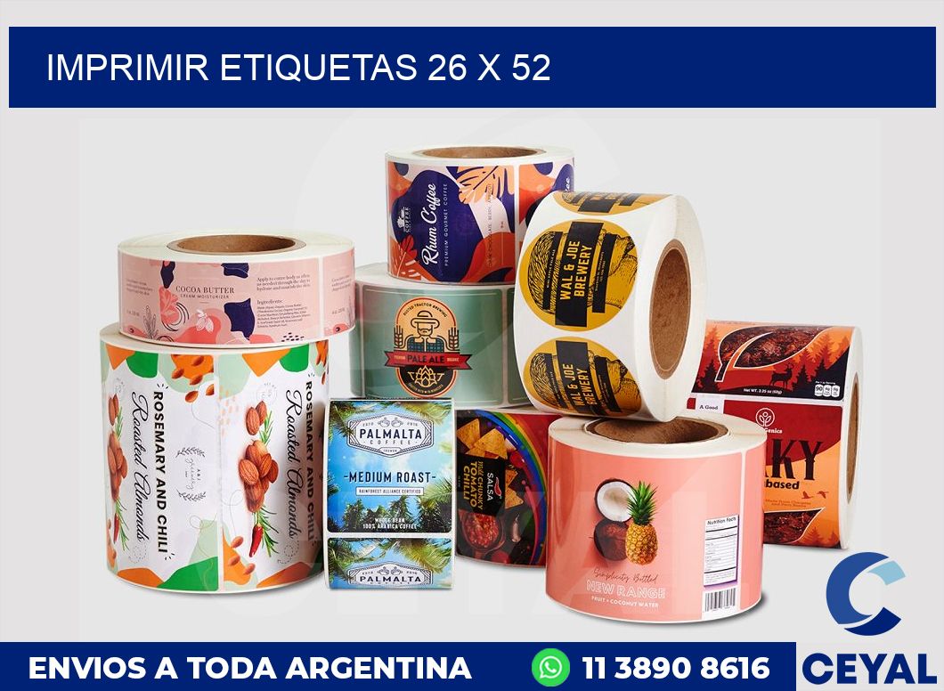 imprimir etiquetas 26 x 52