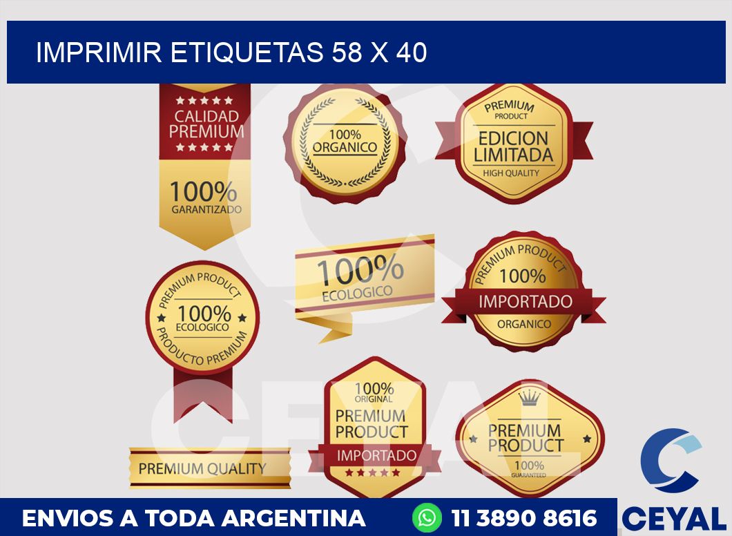 imprimir etiquetas 58 x 40