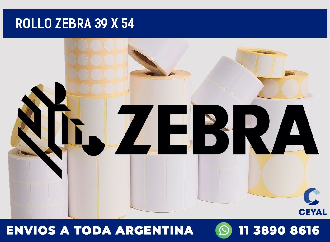 rollo zebra 39 x 54