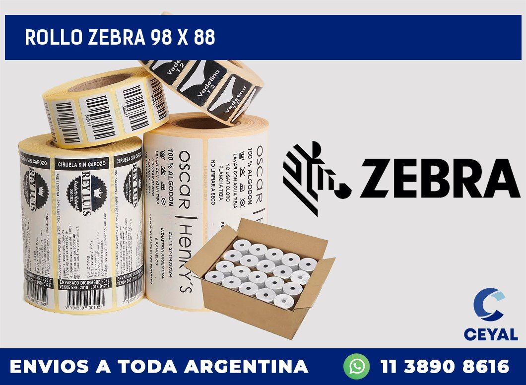 rollo zebra 98 x 88