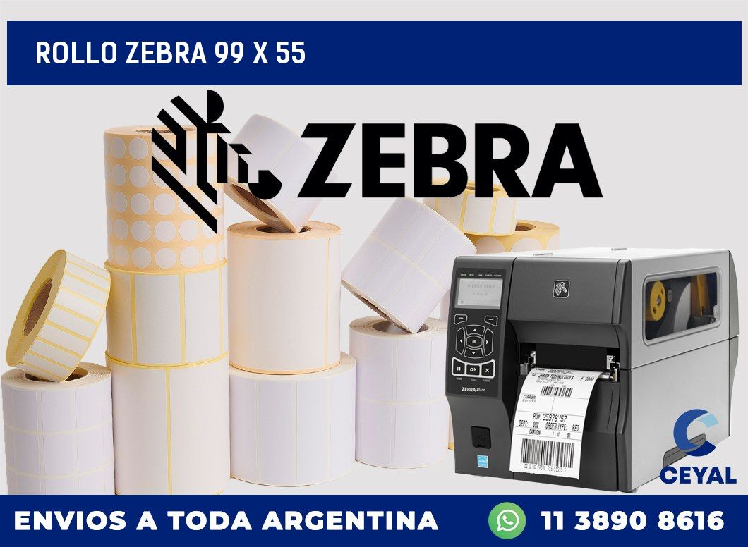 rollo zebra 99 x 55