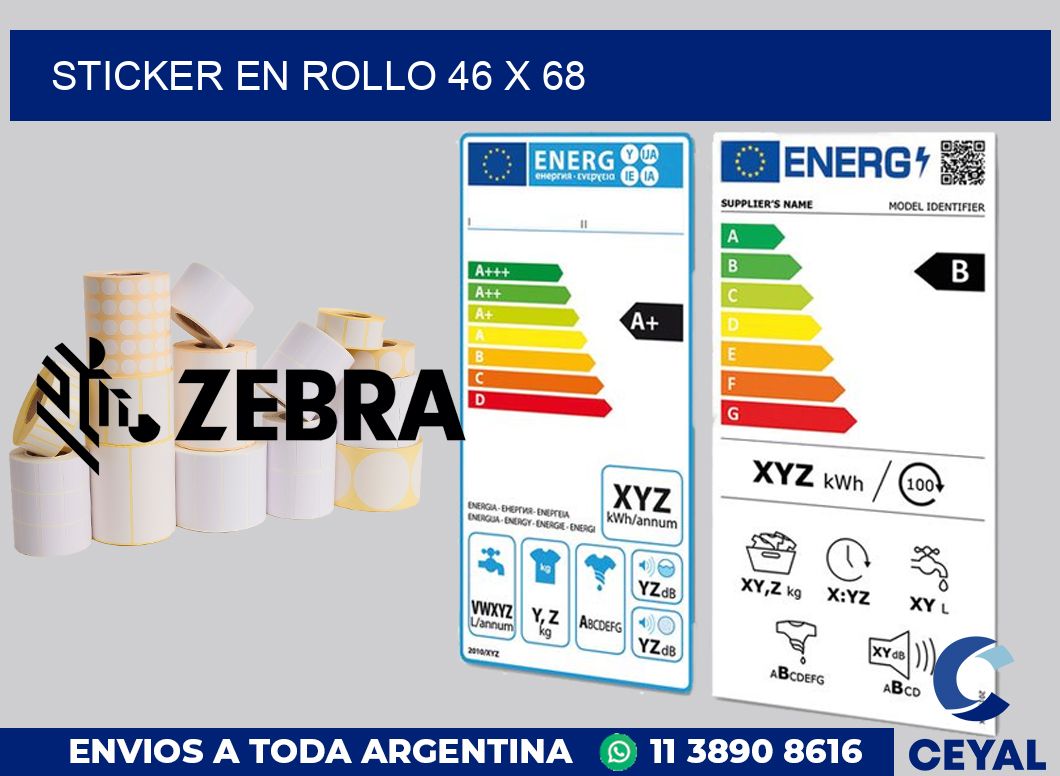 sticker en rollo 46 x 68