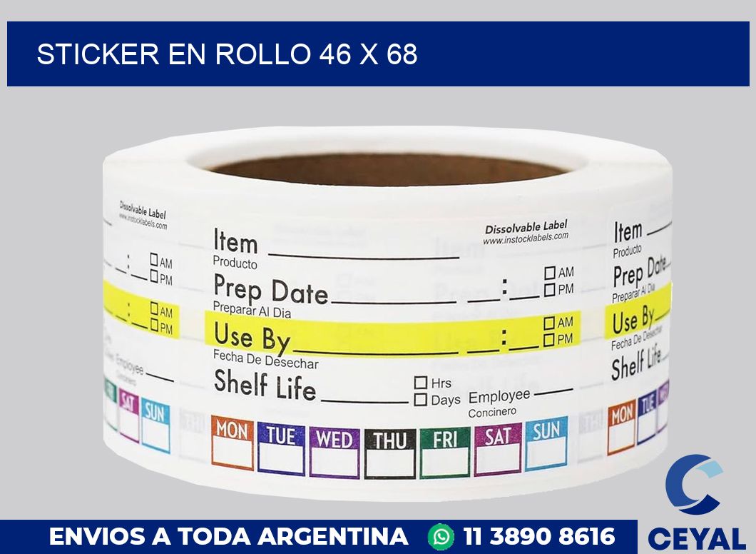 sticker en rollo 46 x 68