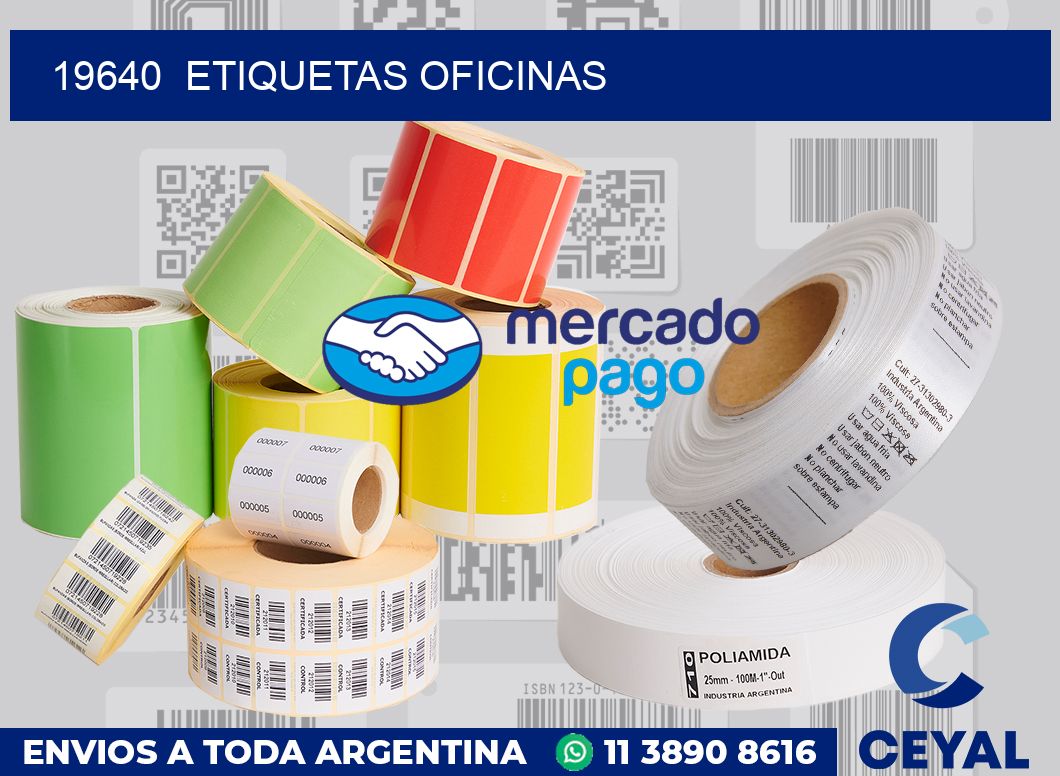 19640  Etiquetas oficinas