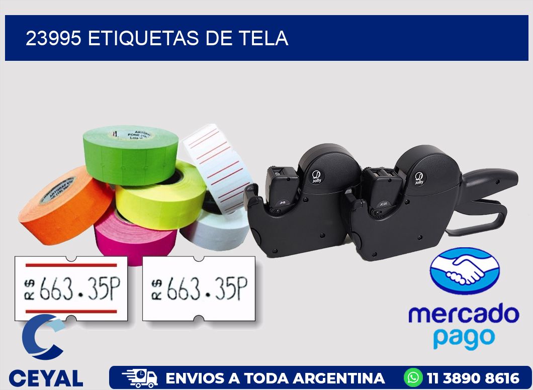 23995 Etiquetas de tela