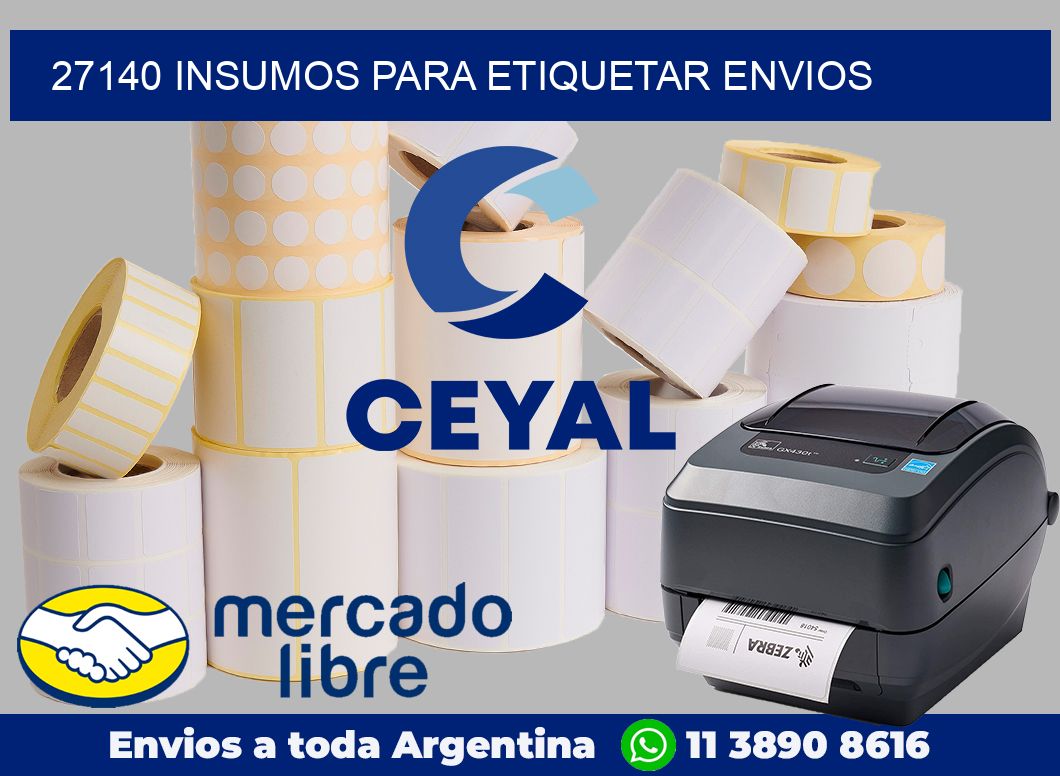 27140 Insumos para etiquetar envios
