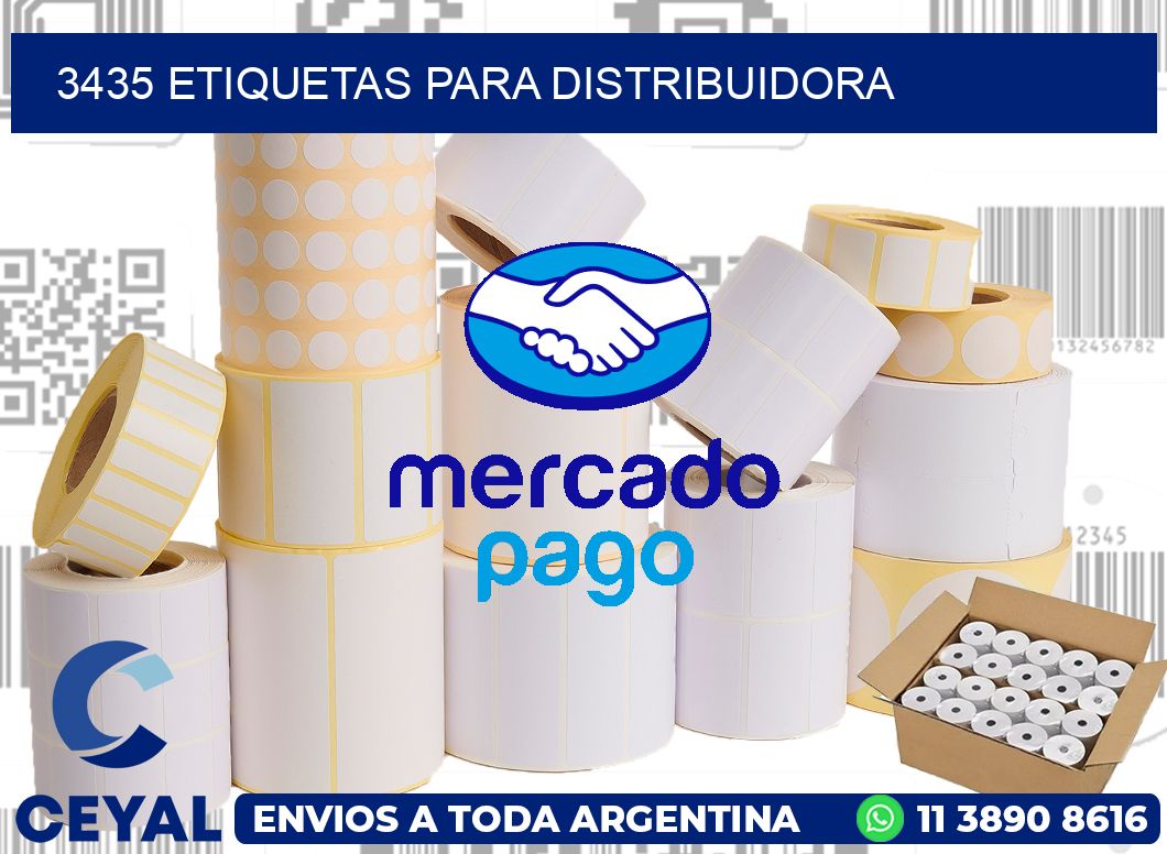 3435 Etiquetas para distribuidora