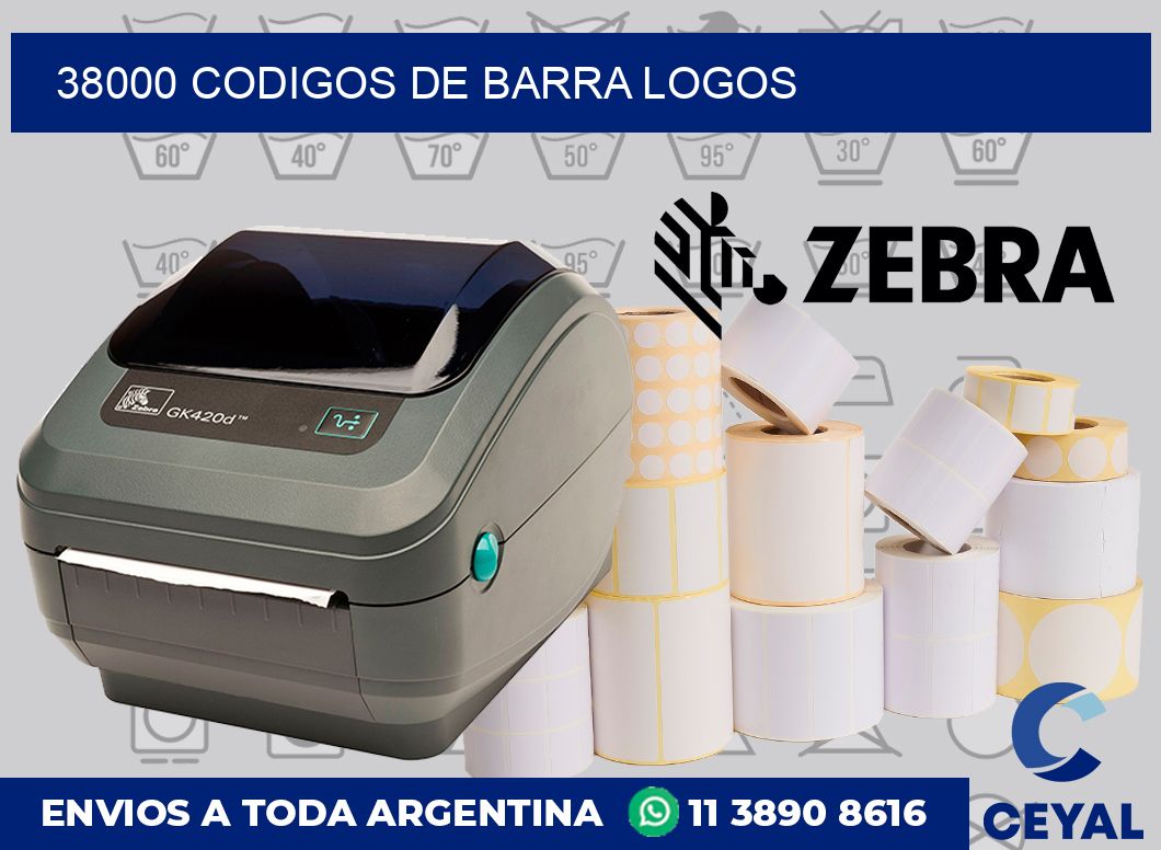 38000 Codigos de barra logos