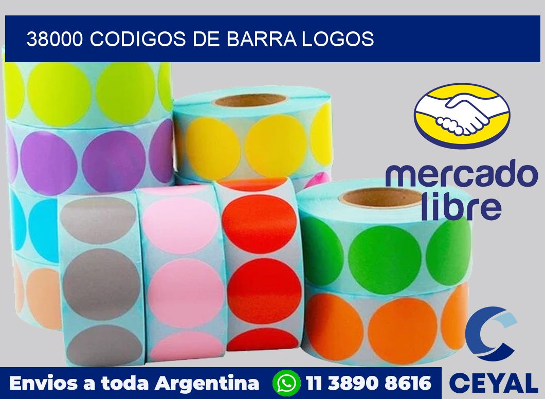 38000 Codigos de barra logos