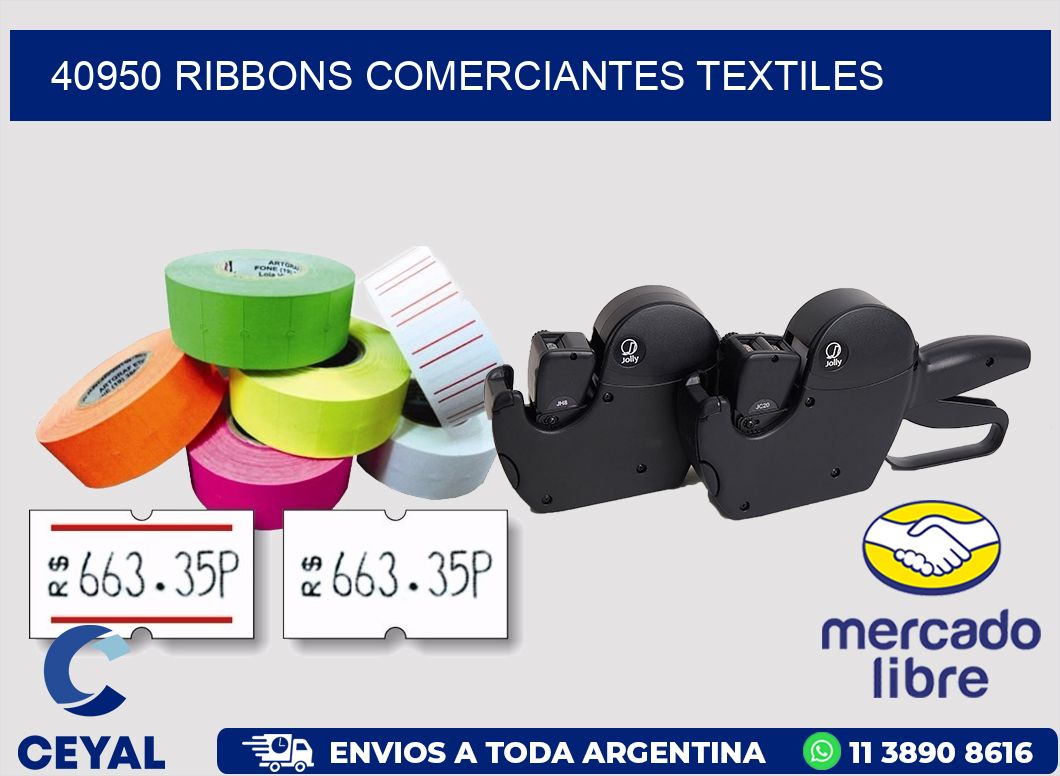 40950 ribbons comerciantes textiles