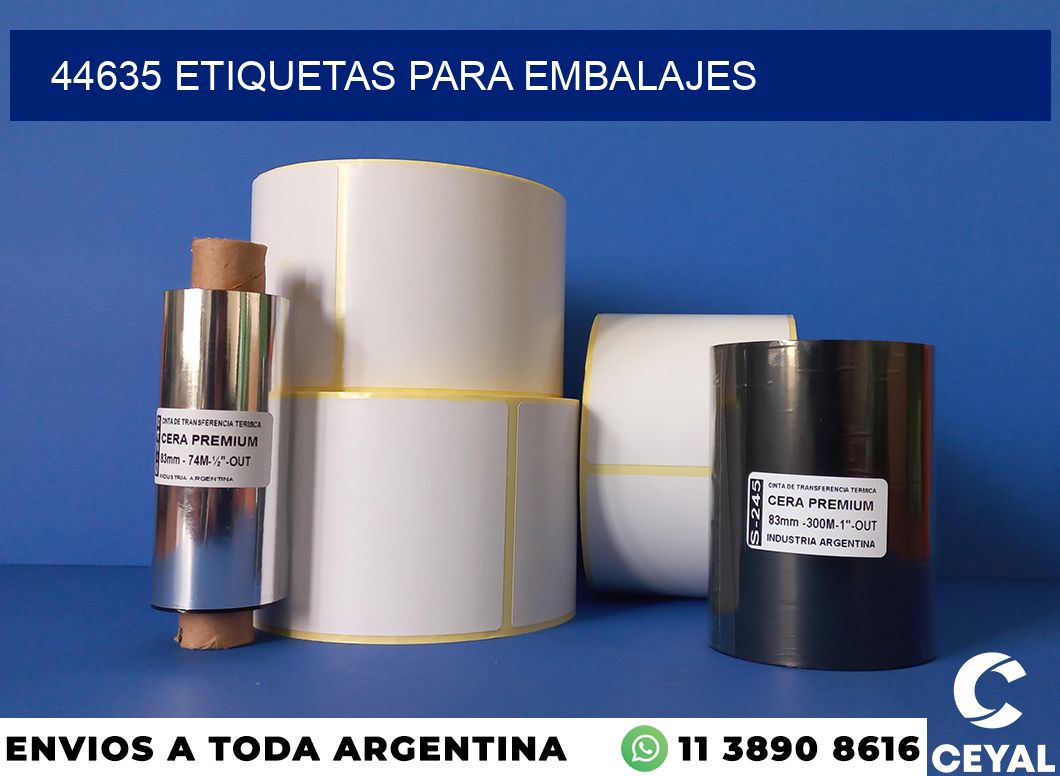 44635 etiquetas para embalajes
