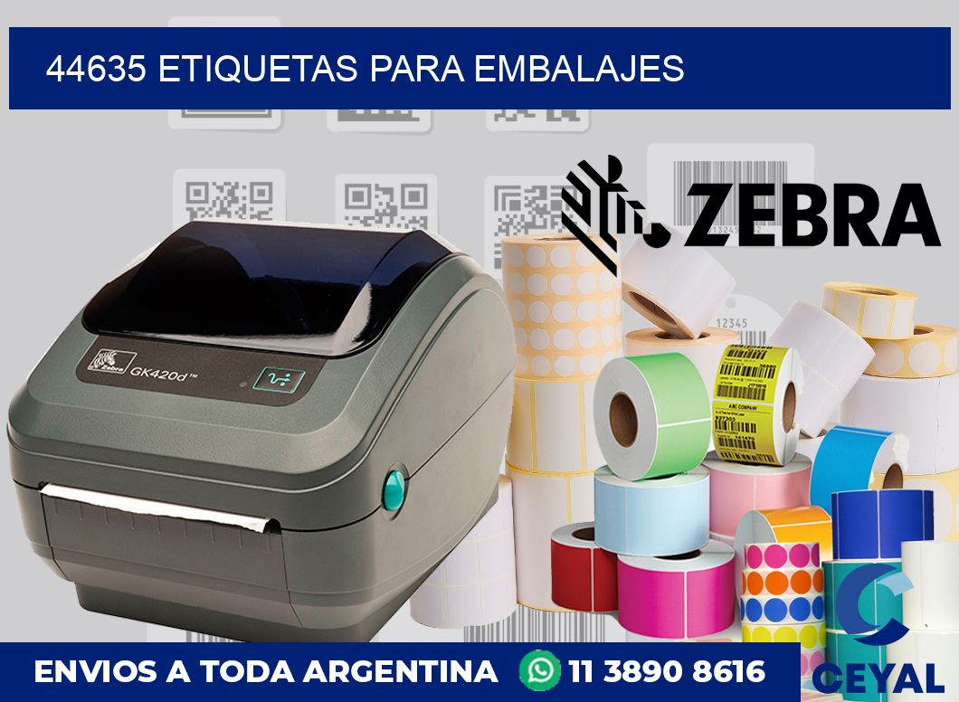 44635 etiquetas para embalajes