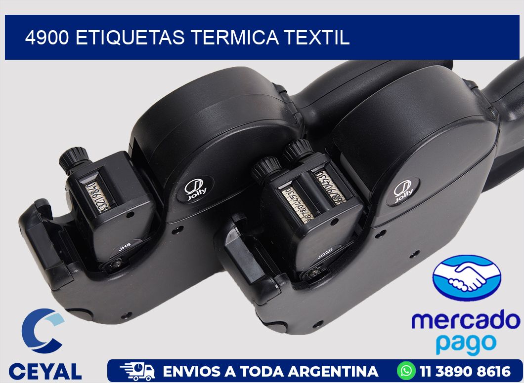 4900 etiquetas termica textil