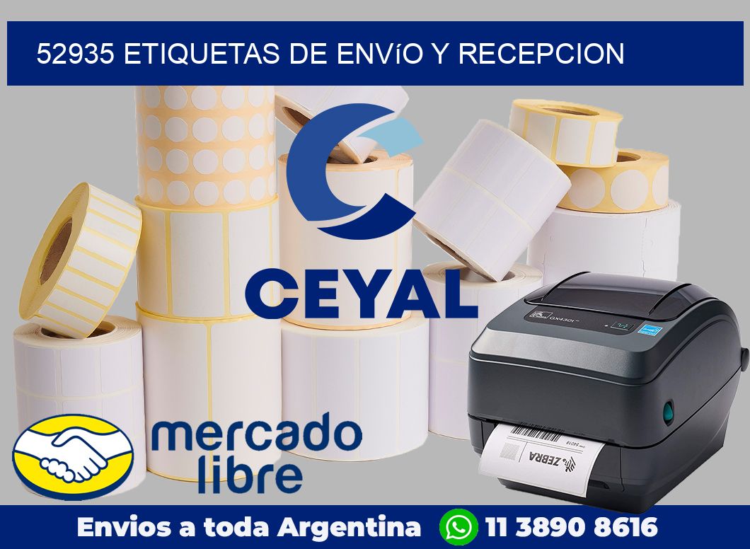 52935 Etiquetas de envío y recepcion