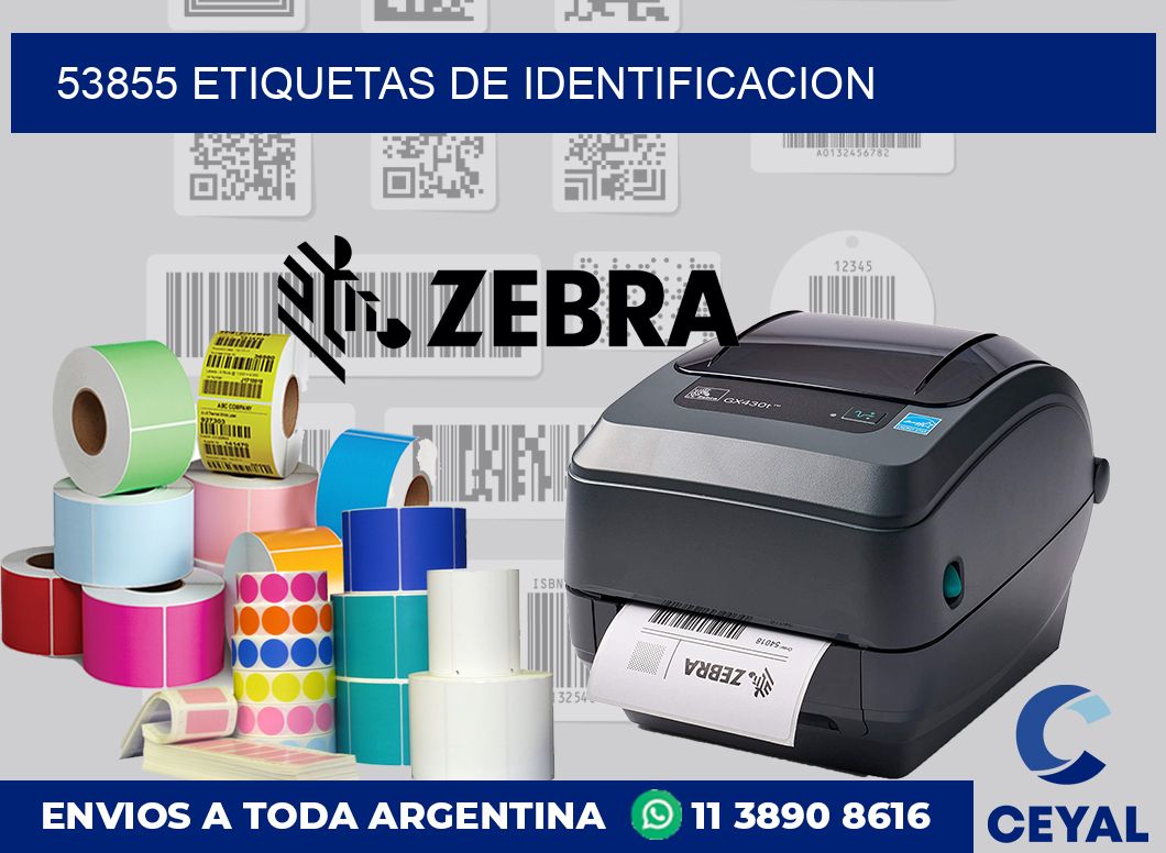 53855 Etiquetas de identificacion