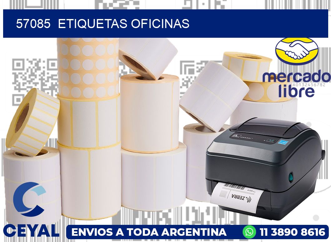 57085  Etiquetas oficinas