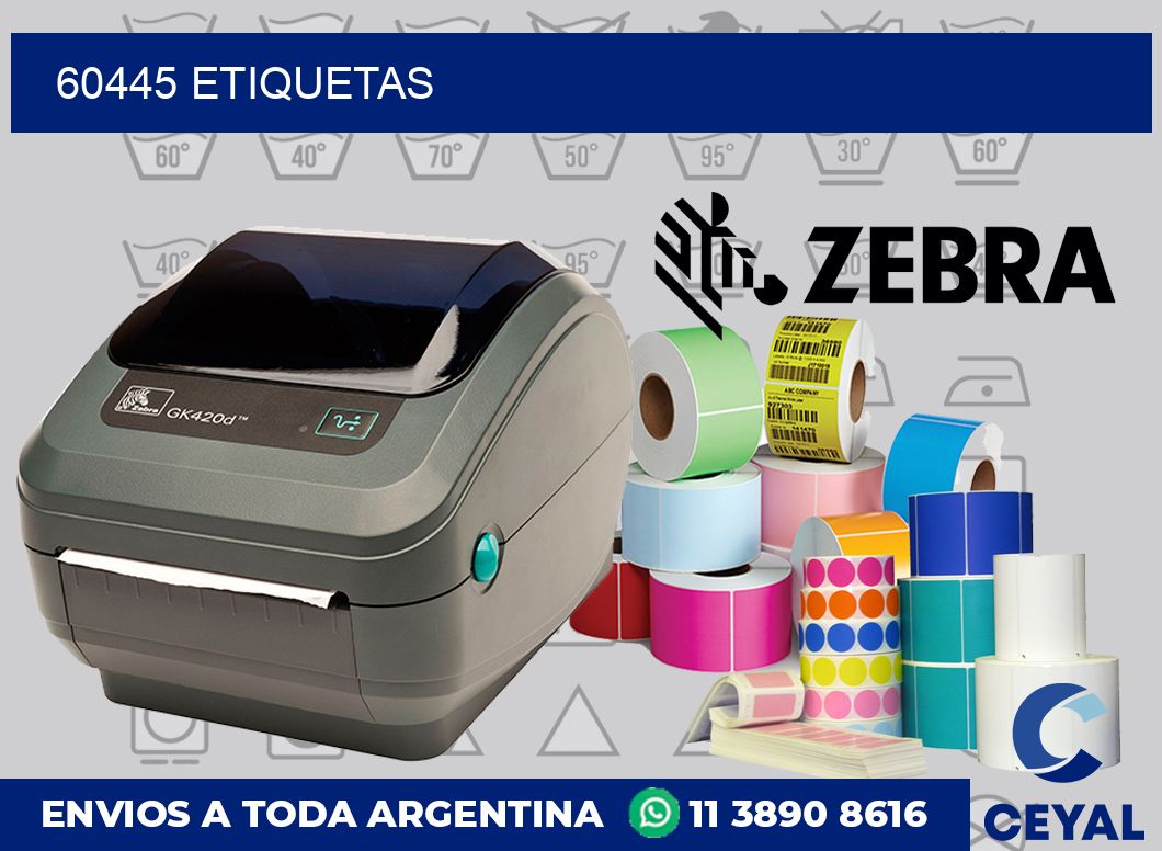 60445 etiquetas