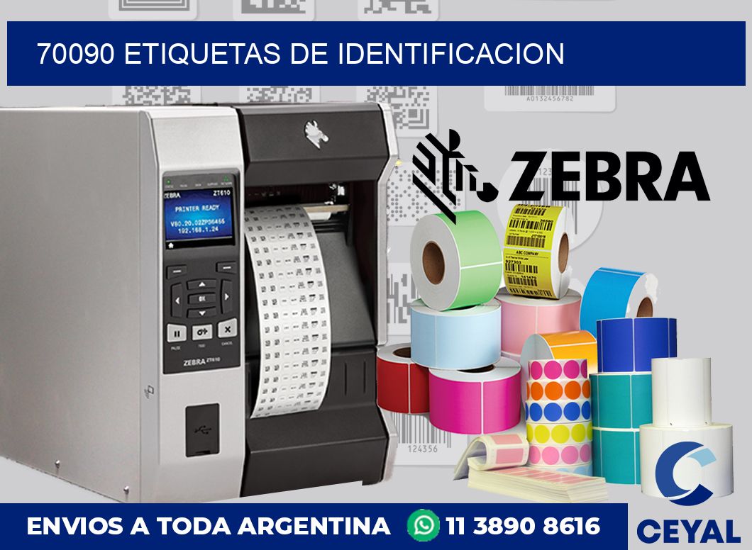 70090 Etiquetas de identificacion