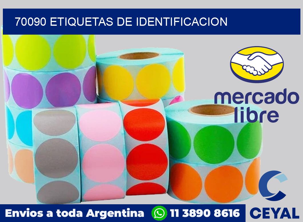70090 Etiquetas de identificacion