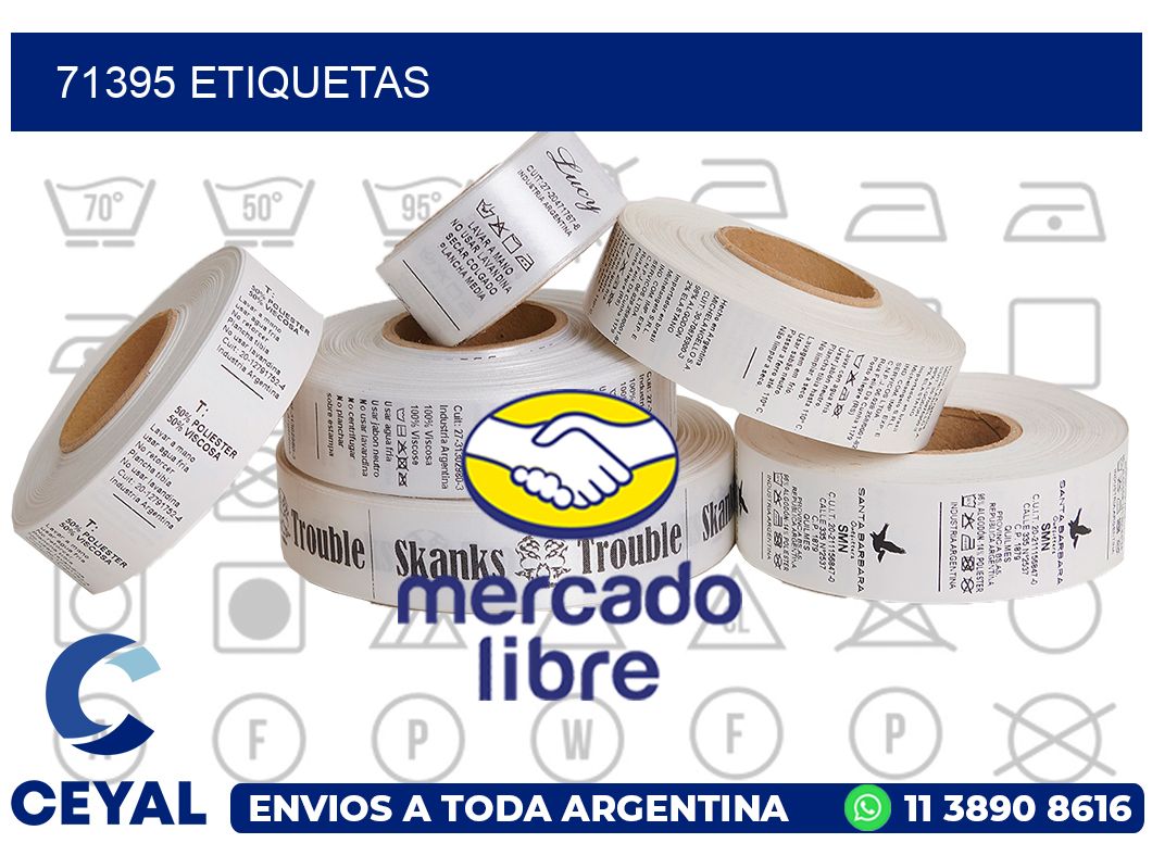 71395 etiquetas