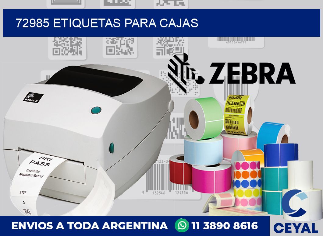 72985 etiquetas para cajas