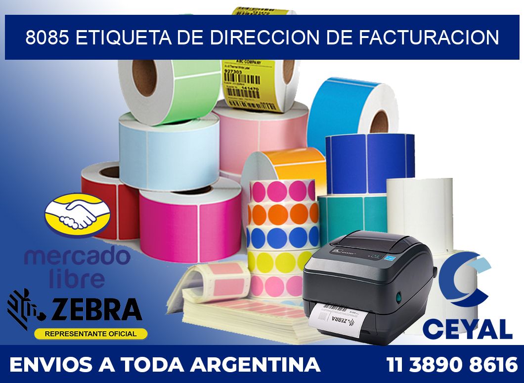 8085 Etiqueta de direccion de facturacion