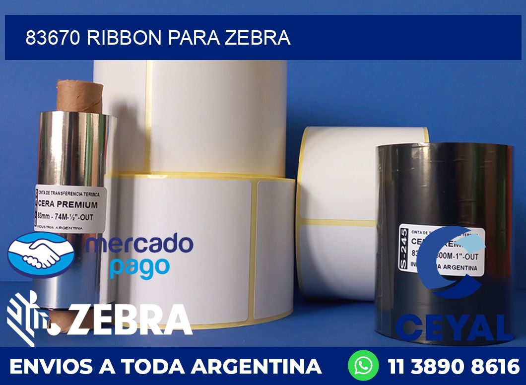 83670 ribbon para zebra