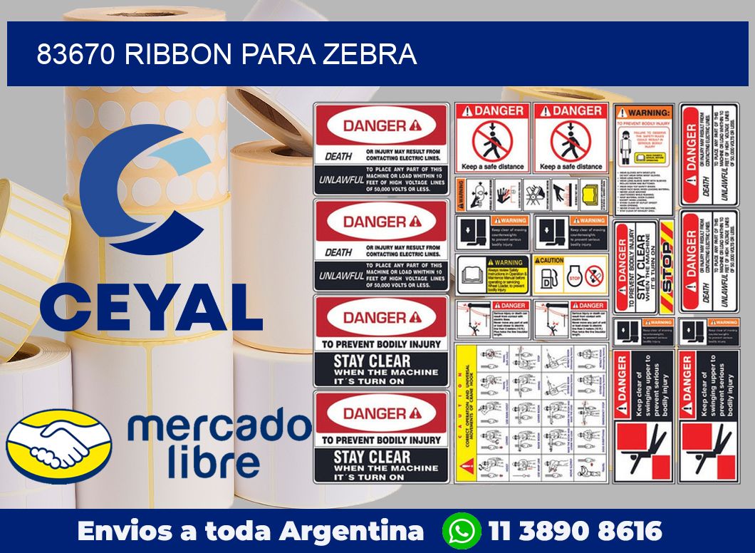 83670 ribbon para zebra
