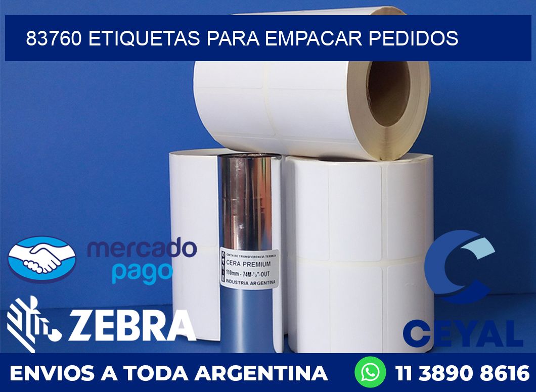 83760 etiquetas para empacar pedidos