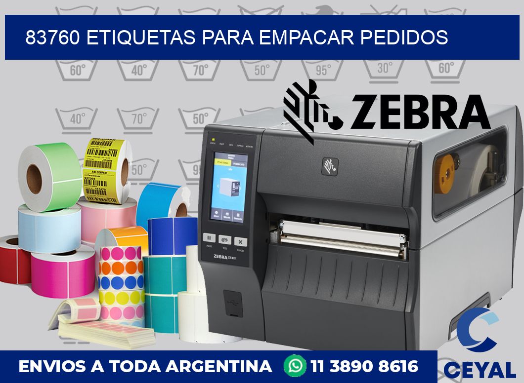 83760 etiquetas para empacar pedidos