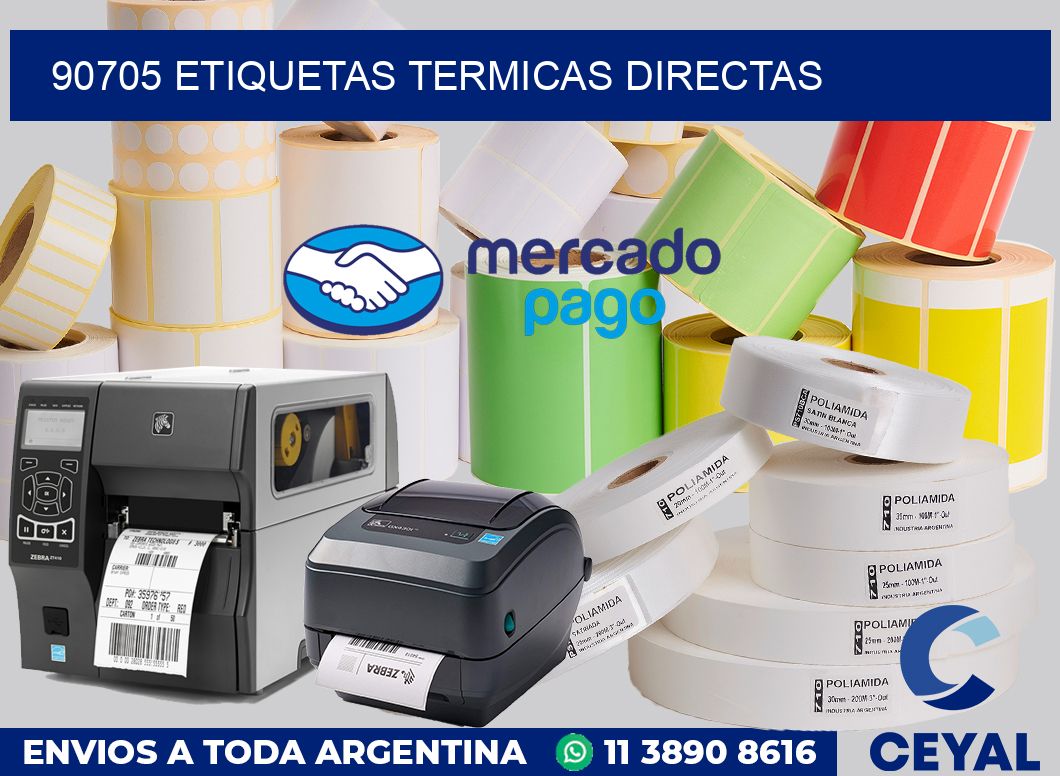 90705 Etiquetas termicas directas