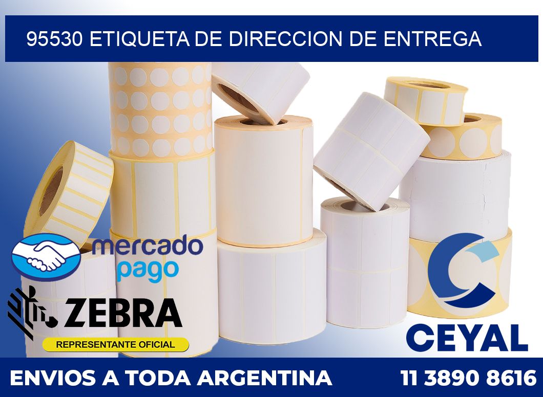 95530 Etiqueta de direccion de entrega