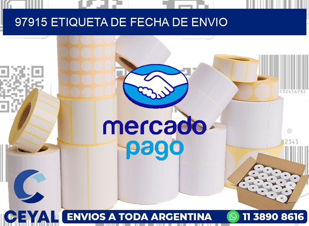 97915 Etiqueta de fecha de envio