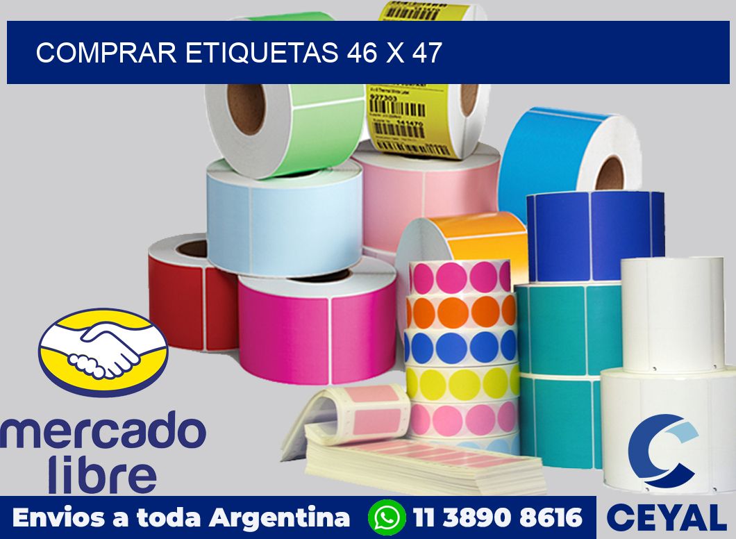 Comprar etiquetas 46 x 47