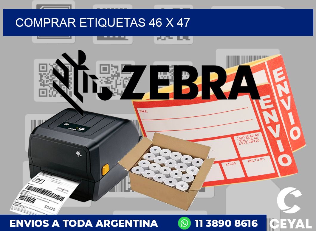 Comprar etiquetas 46 x 47